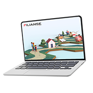 Illustration ordinateur portable Iroise Investissement